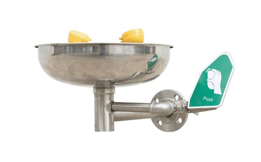 Maxisafe ESS986 Stainless Steel Wall Mounted Eye Wash Unit
