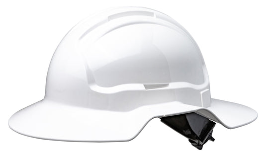 Maxisafe HBB56RH-WH Broadbrim Non-Vented Hard Hat