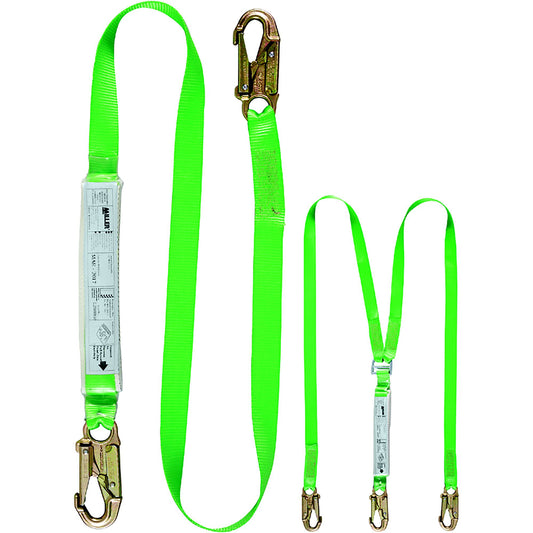 Miller 2M WEBBING LANYARD TWIN W/19MM HOOKS