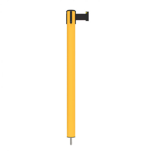 Removable In-Floor UPVC Belt Post 3m - Yellow