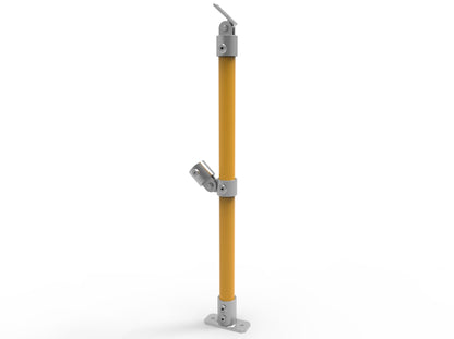 NoWeld Angled End Post Surface Mount