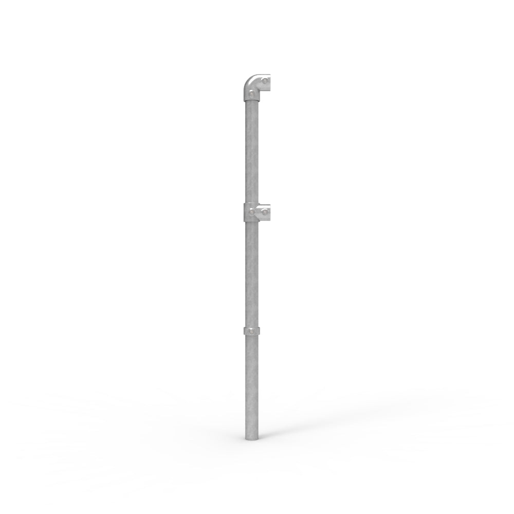 NoWeld End Post Below Ground - Galvanised