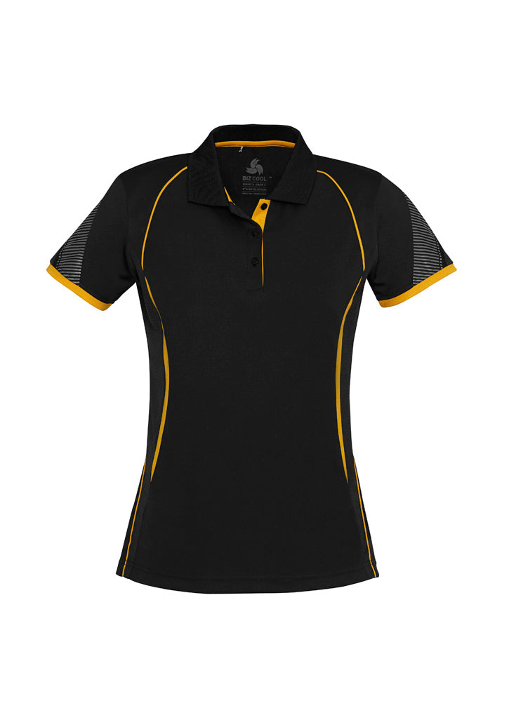 BizCollection P405LS Womens Razor Short Sleeve Polo