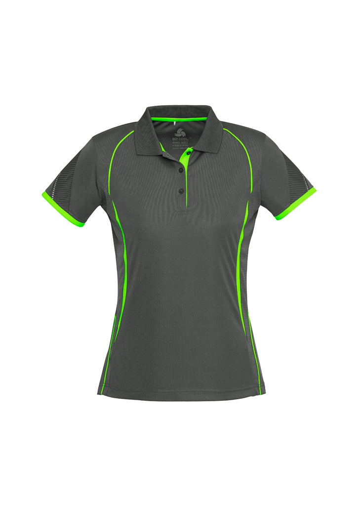 BizCollection P405LS Womens Razor Short Sleeve Polo