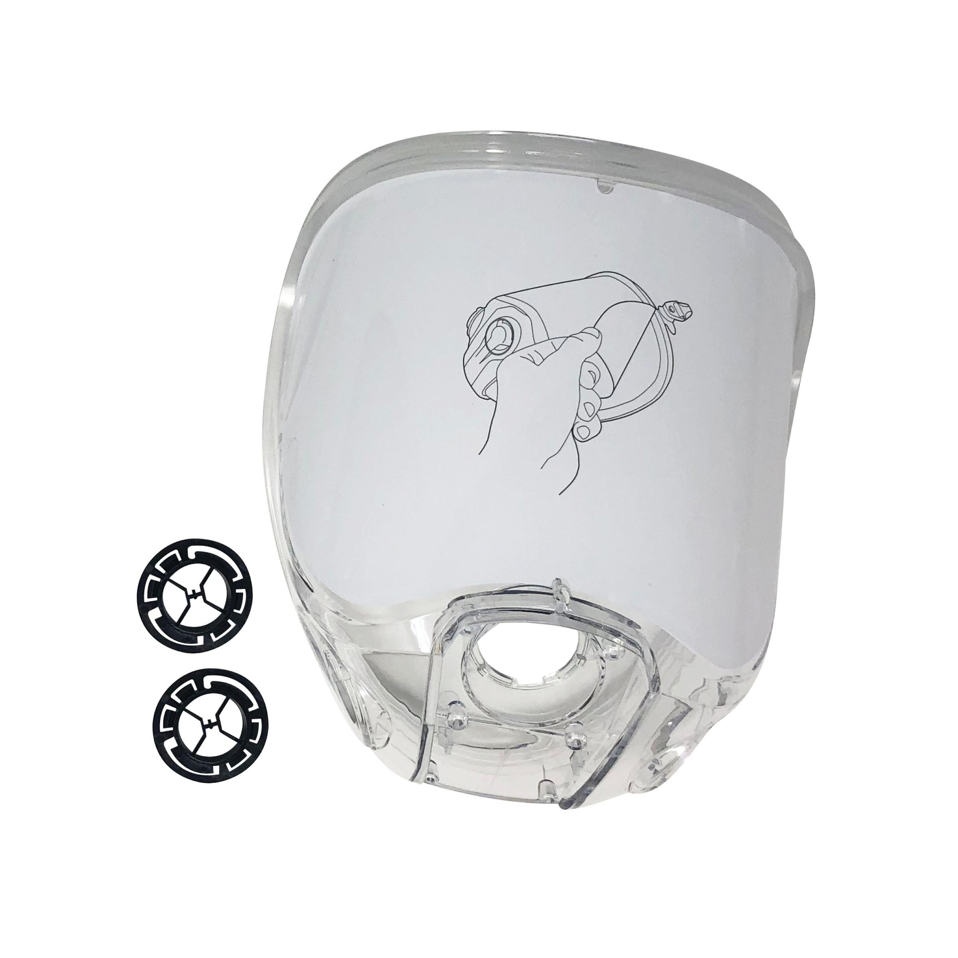 Force360 Corpro Full Face Visor Standard Pack