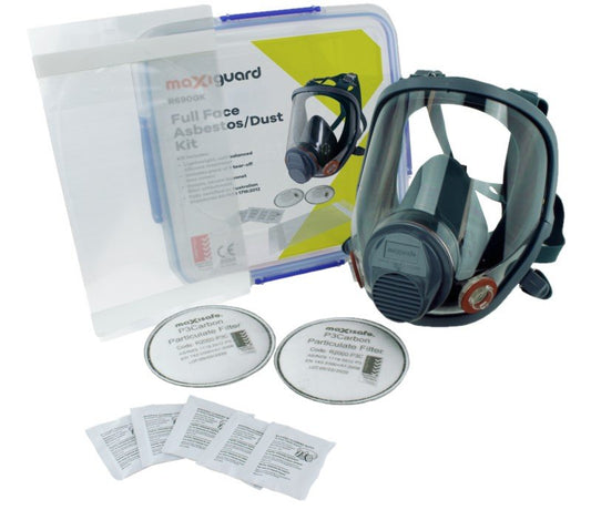Maxisafe R680GK-M Maxiguard Full Face Respirator Asbestos/Dust Kit