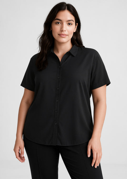 BizCorporate RB365L Womens Dahlia Short Sleeve Blouse