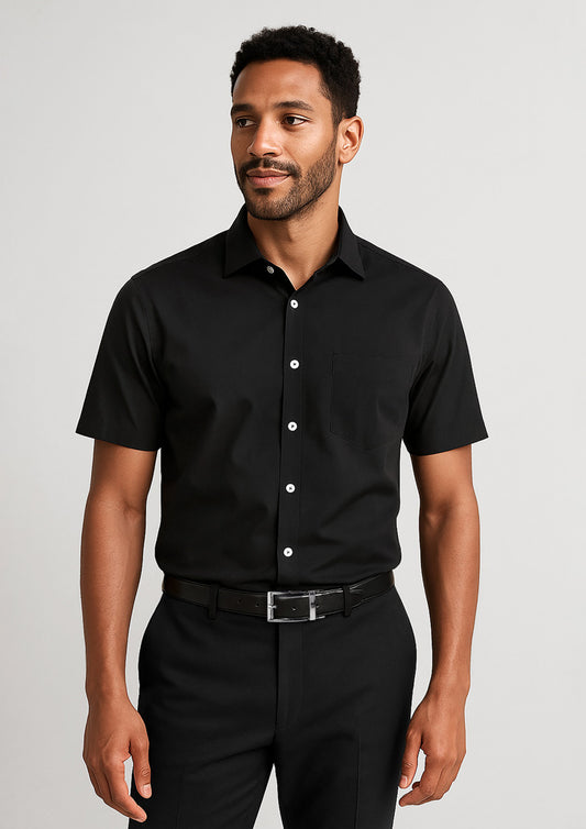 BizCorporate RS968MS Mens Charlie Classic Fit Short Sleeve Shirt