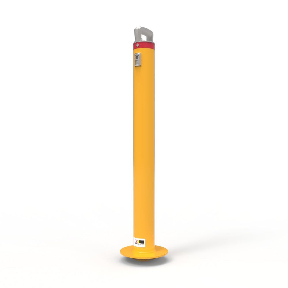 Cam-lok Surface Mounted Removable Bollard 90mm Economy Lock - Galvanised and Powder Coated