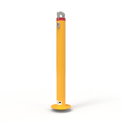 Cam-lok Surface Mounted Removable Bollard 90mm Economy Lock