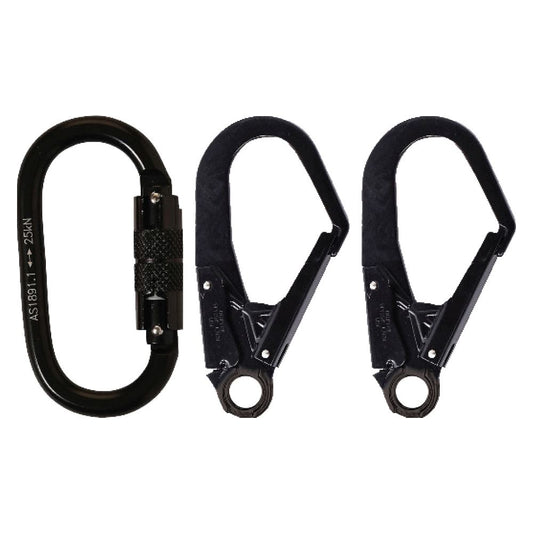 LINQ Height Safety Elite Double Leg Shock Absorbing 2M Adjustable Lanyard With Hardware KD & SD X2