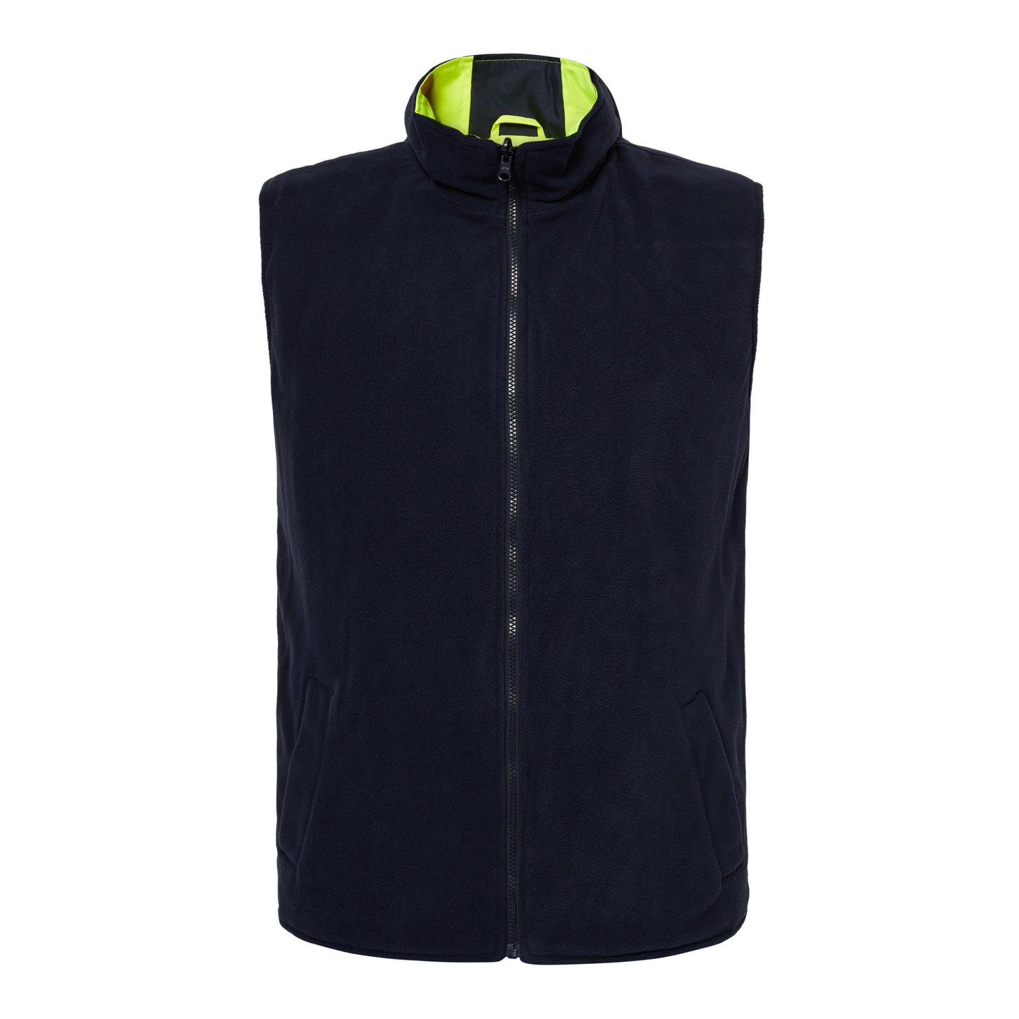 Workcraft WW9022 Hi Vis 4 In 1 Reflective Jacket in Yellow/Navy