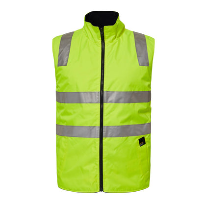 Workcraft WW9022 Hi Vis 4 In 1 Reflective Jacket in Yellow/Navy