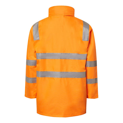 Workcraft WW9025 VIC Rail Hi Vis Reflective 4 In 1 Jacket in Safety Orange