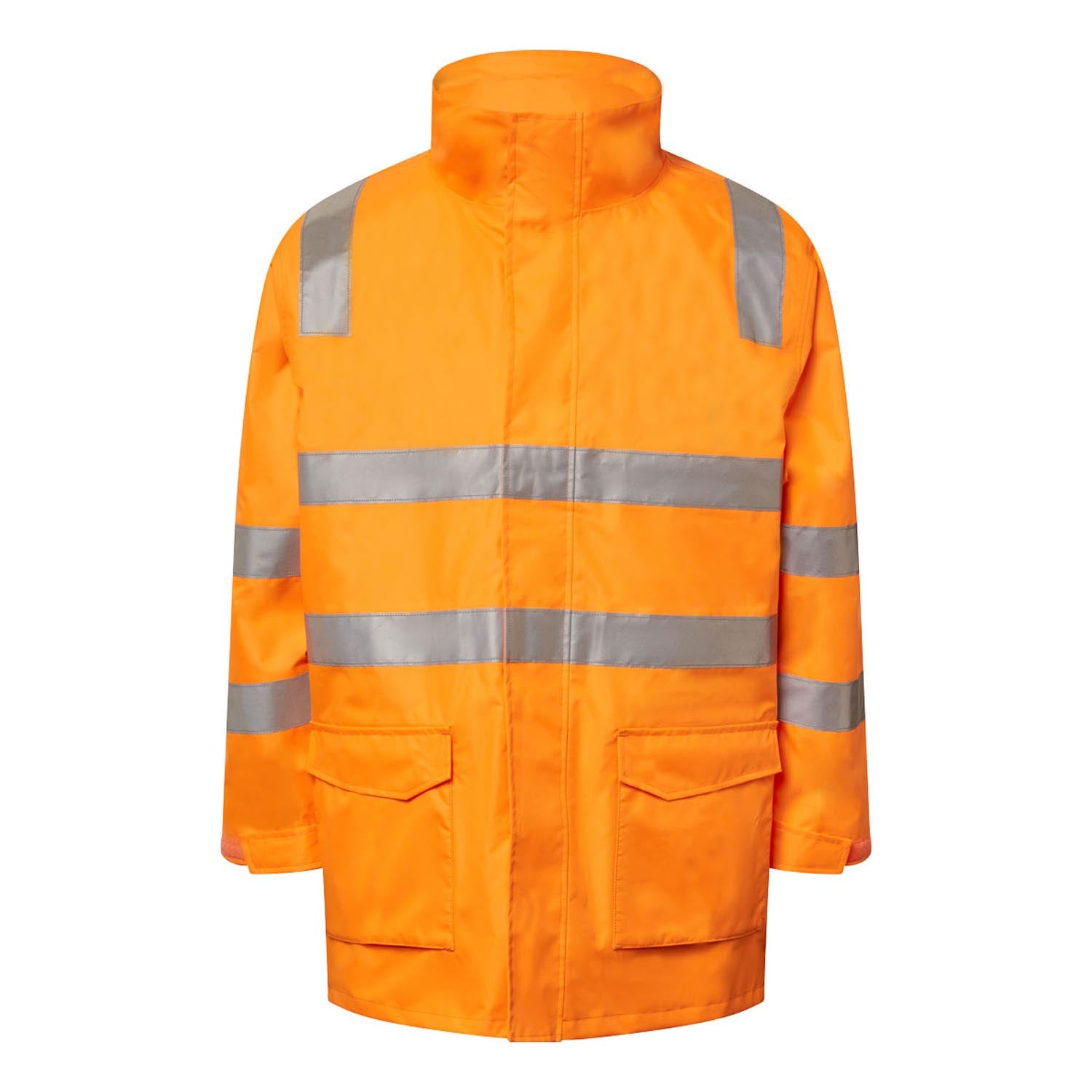Workcraft WW9027 VIC Rail Hi Vis Reflective Jacket in Safety Orange