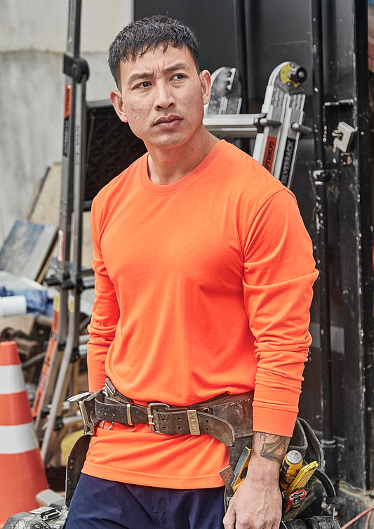 Men's Hi Vis Long Sleeve Tee