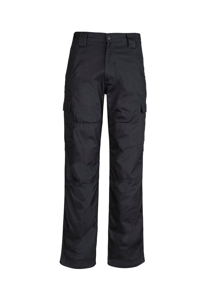 Syzmik Men's Midweight Drill Cargo Pant (Regular) - Black