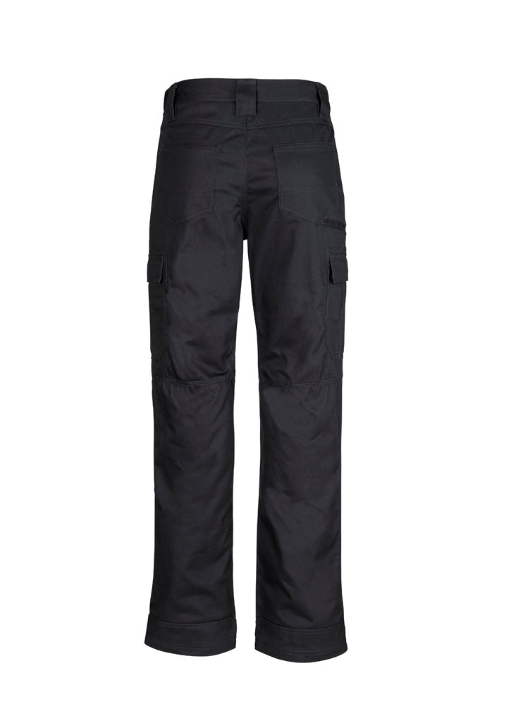 Syzmik Men's Midweight Drill Cargo Pant (Regular) - Black