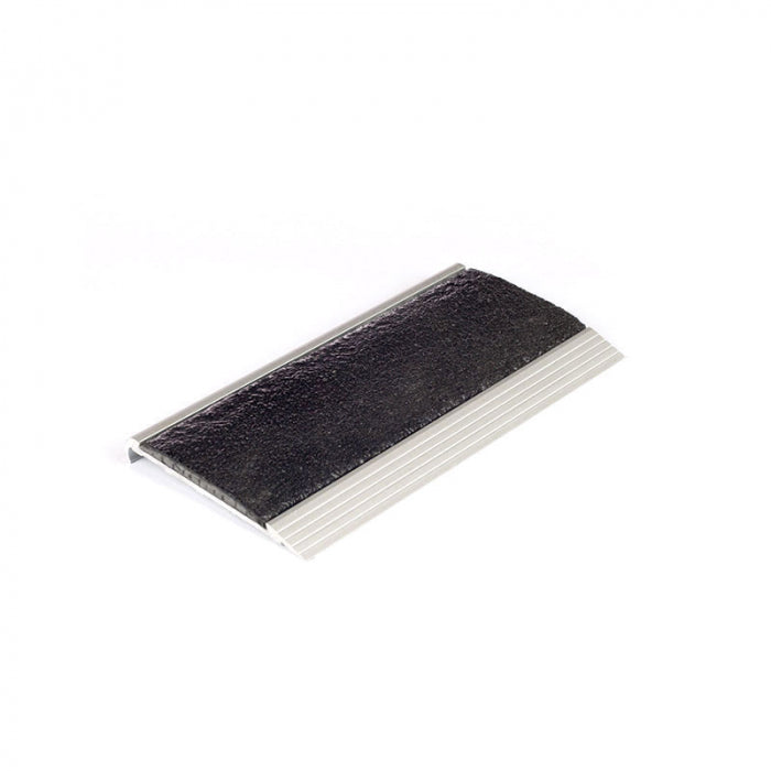 Stair Nosing 75 x 10 x 3620mm Natural Anodised with FRP Insert