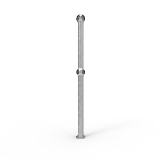 Ball Fence Corner Post Below Ground