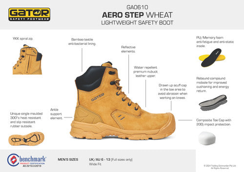 GA2058 Gator AeroStep High Safety Boot