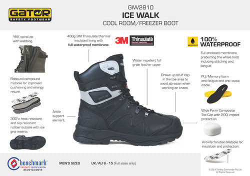 GIW2810 Gator IceWalk High Safety Boot