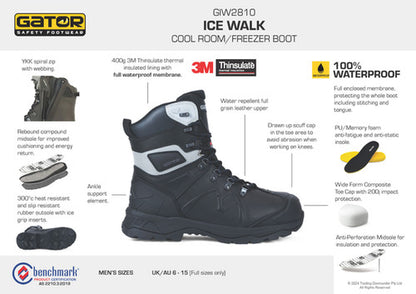GIW2810 Gator IceWalk High Safety Boot
