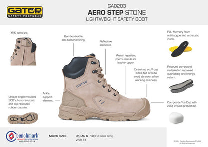 GA2058 Gator AeroStep High Safety Boot