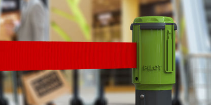Pilot 5m Belt Barrier - Caution