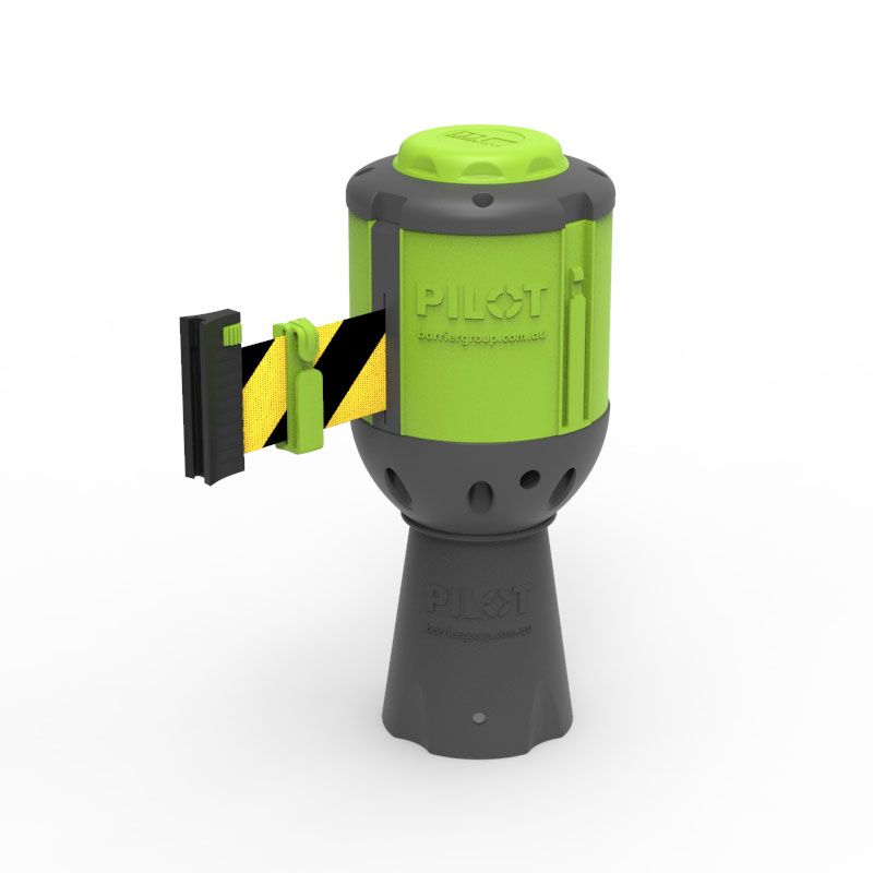 Pilot 10m Belt Barrier - Blue