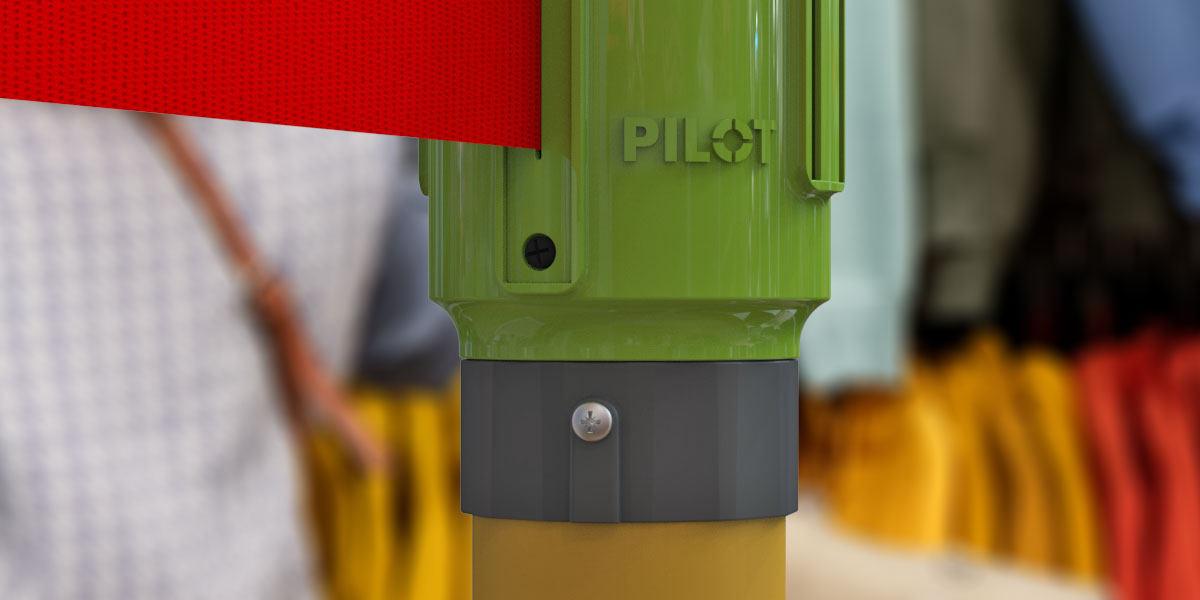Pilot 5m Belt Barrier - Red